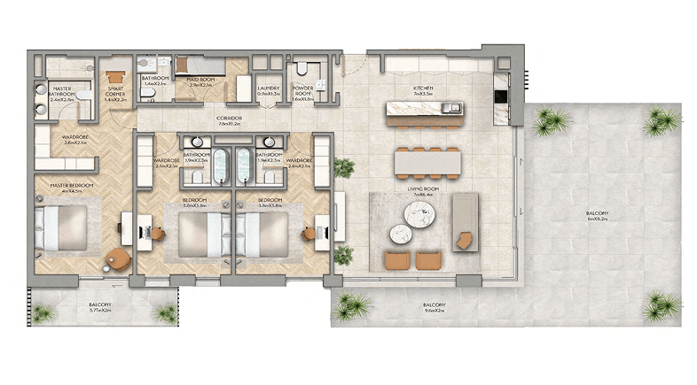 3 Bedroom