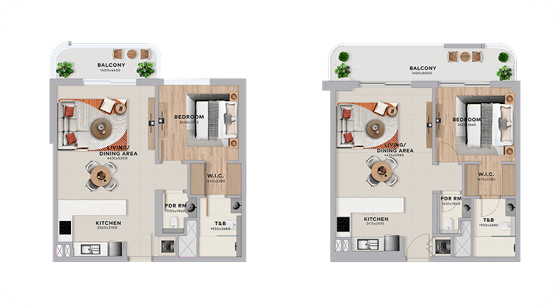 1 Bedroom