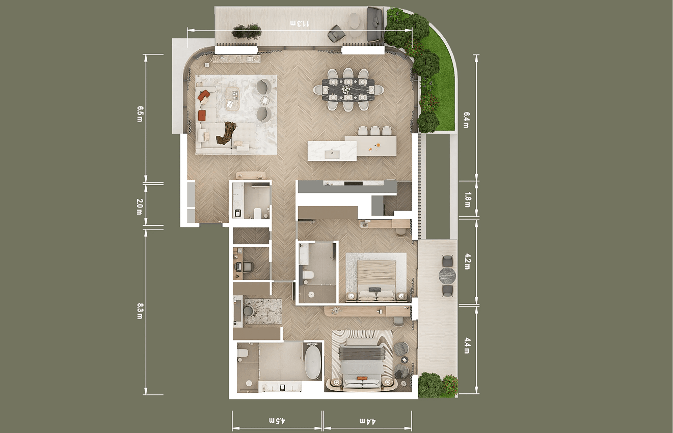 2 Bedroom
