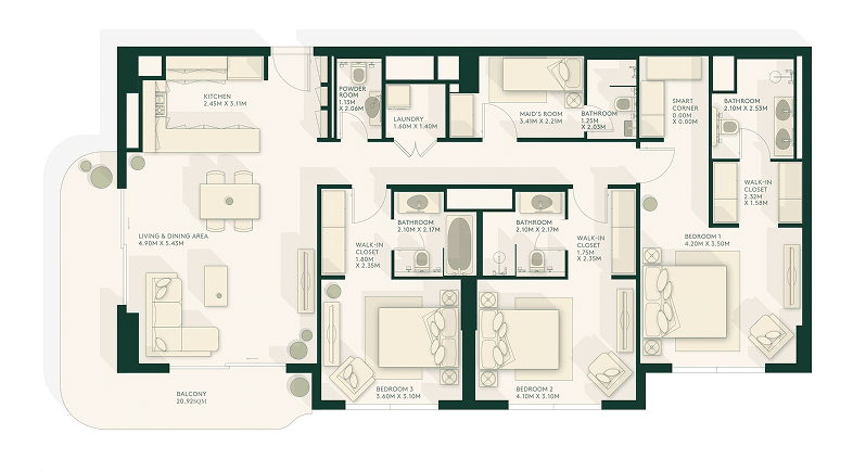 3 Bedroom