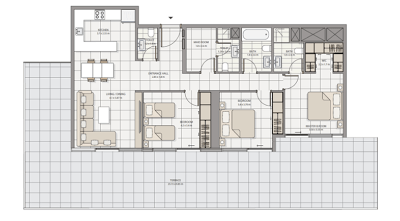 3 Bedroom type 1