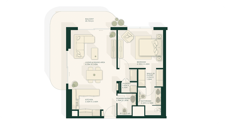 1 Bedroom