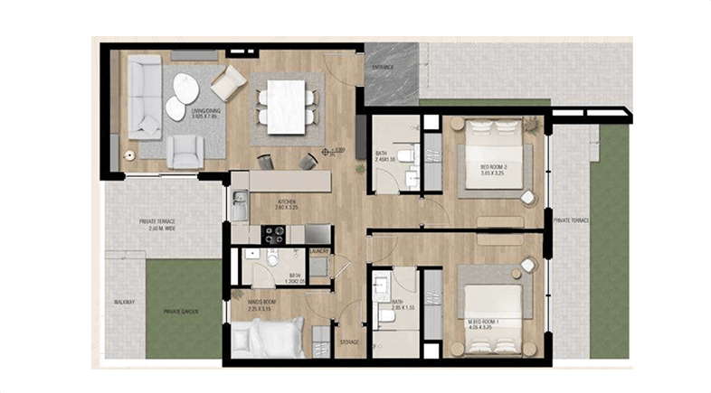 2 Bedroom